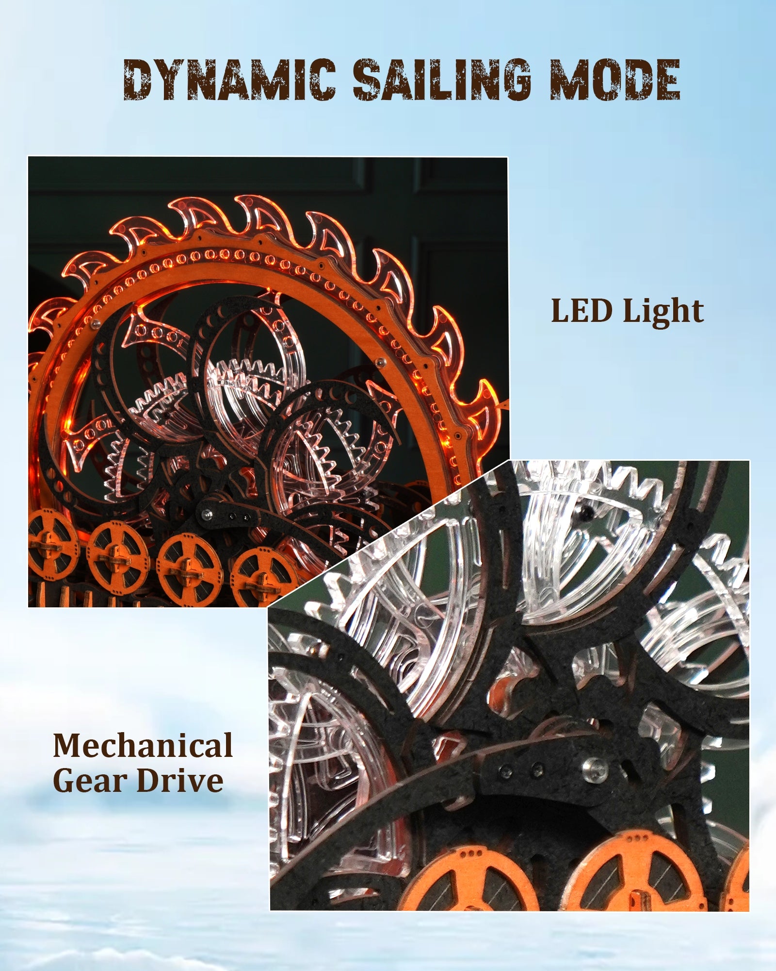 Dragon Boat Electric Mechanical Puzzle